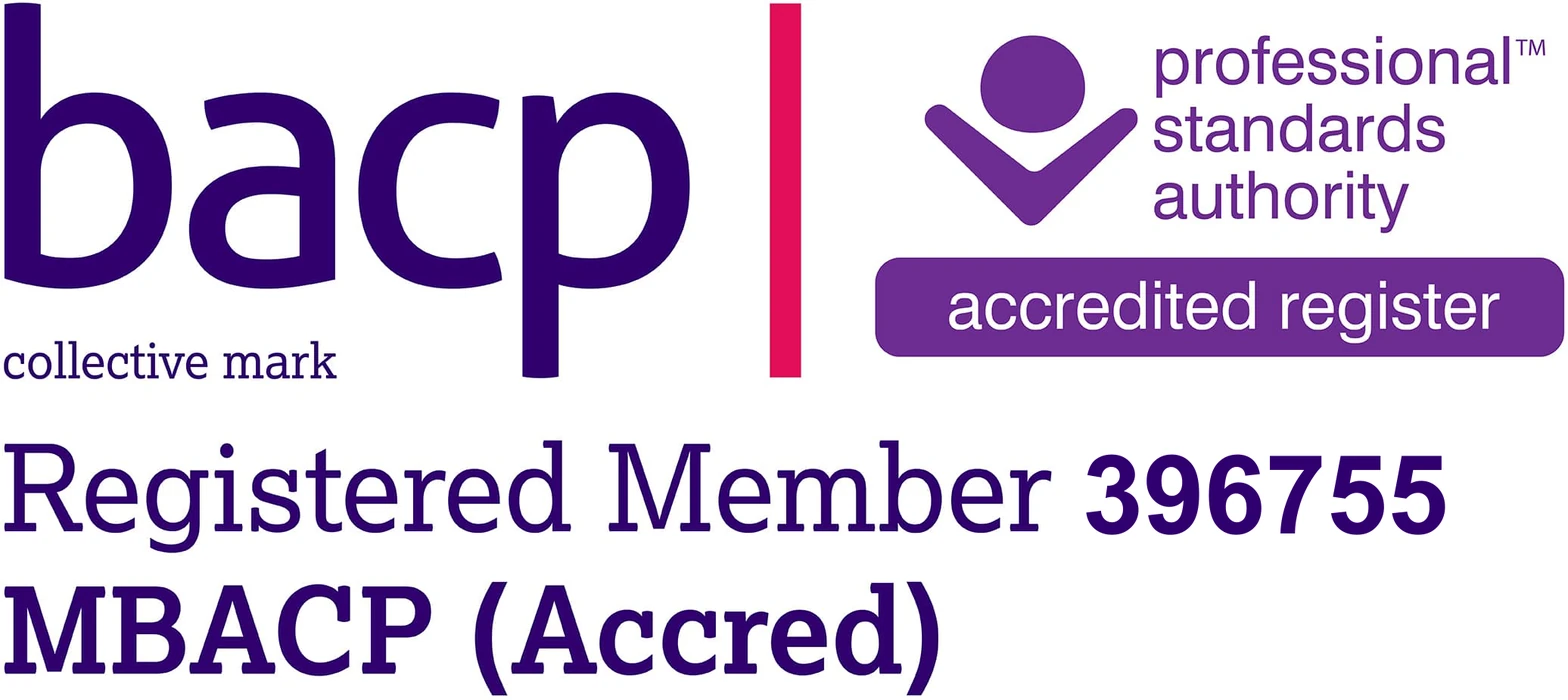 BACP collective mark, Professional Standards Authority accredited register, Registered Member 396755, MBACP Accredited